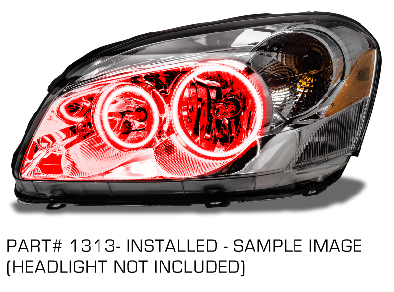 Buick Lucerne Fog Halo Kits - ORACLE Lighting - LED Halo - Red - `06-`11